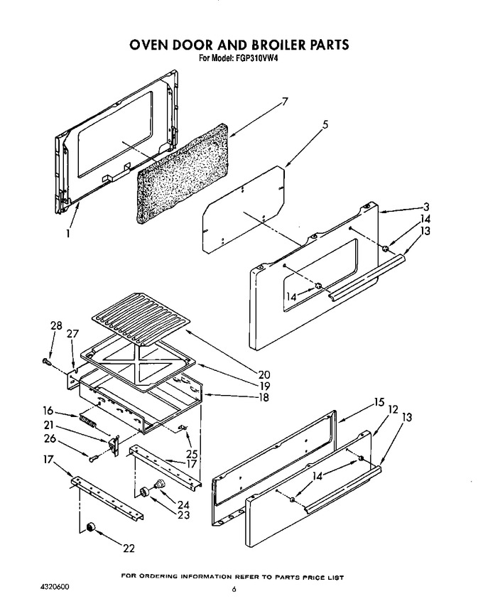 Diagram for FGP310VW4