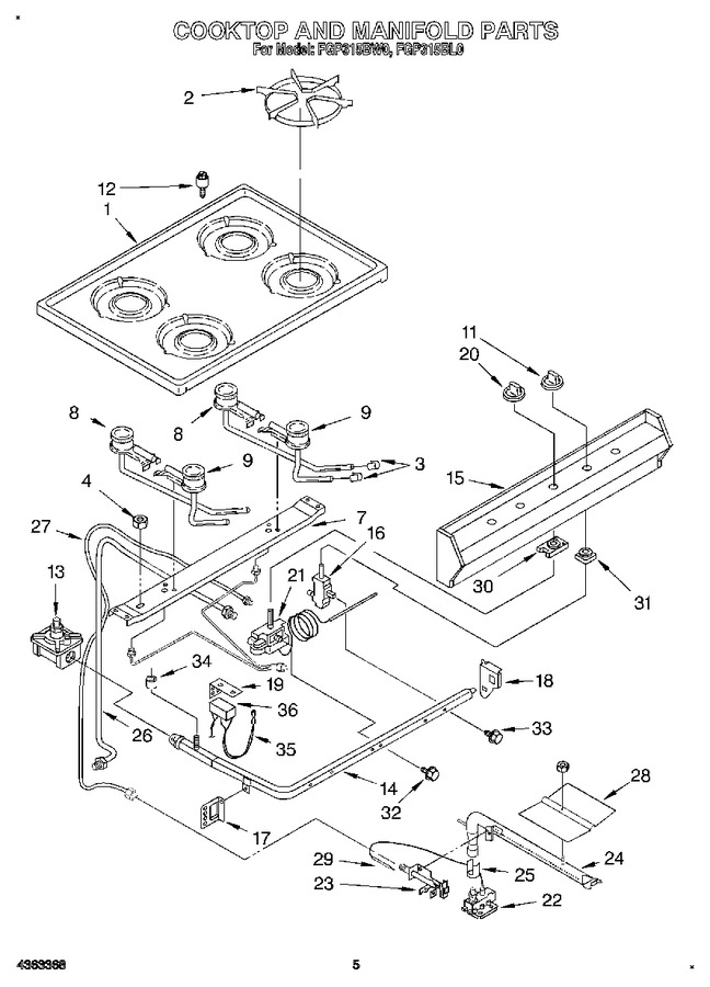 Diagram for FGP315BL0