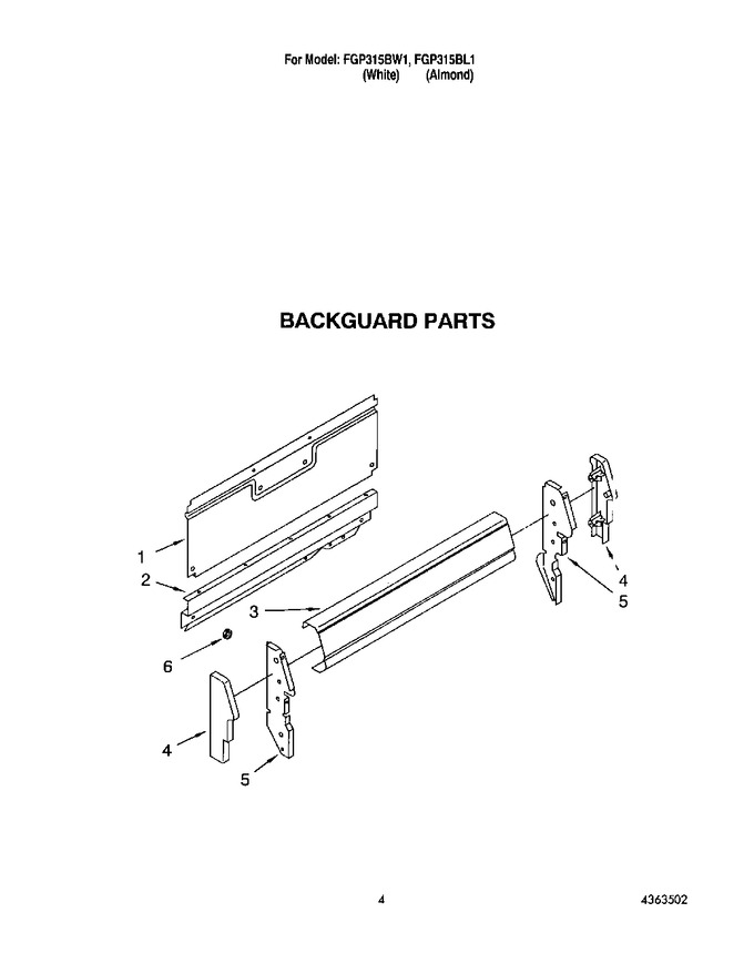 Diagram for FGP315BW1