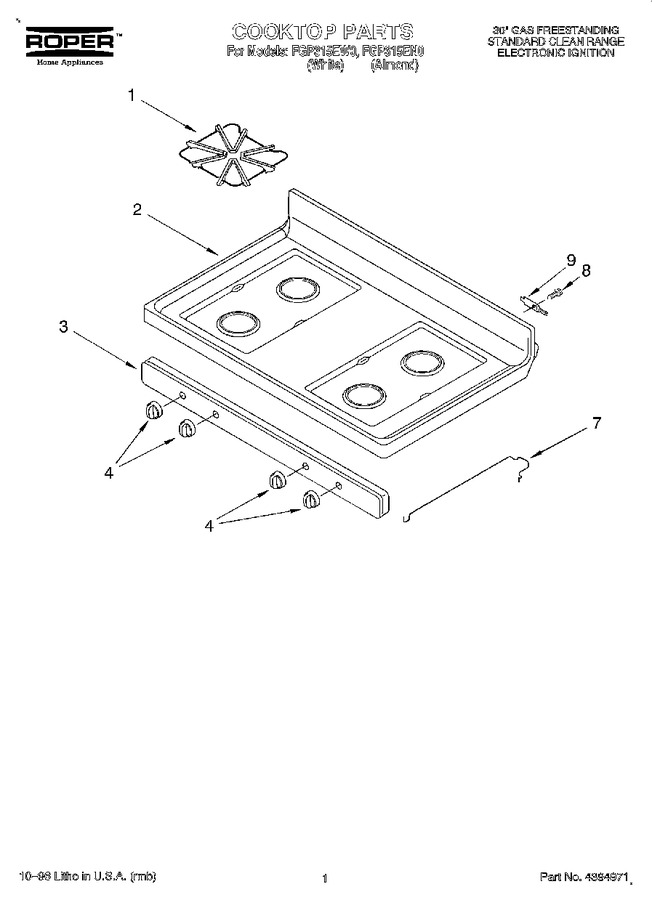Diagram for FGP315EW0