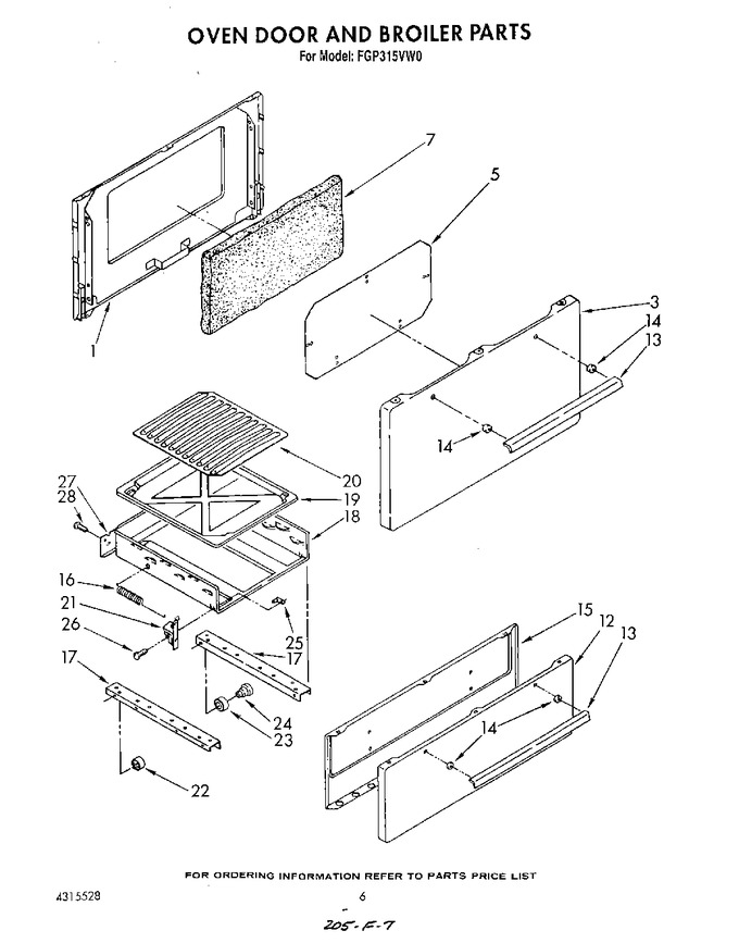 Diagram for FGP315VW0