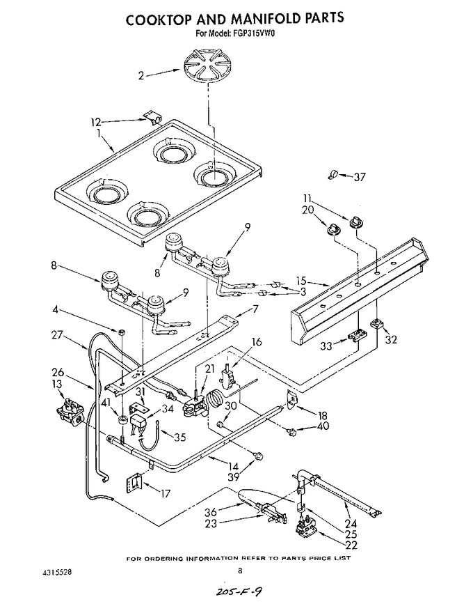 Diagram for FGP315VL0