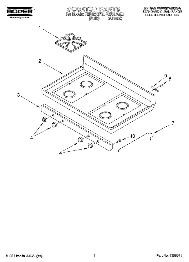 Diagram for FGP325GW0