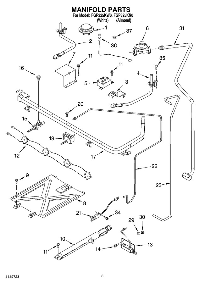 Diagram for FGP325KW0
