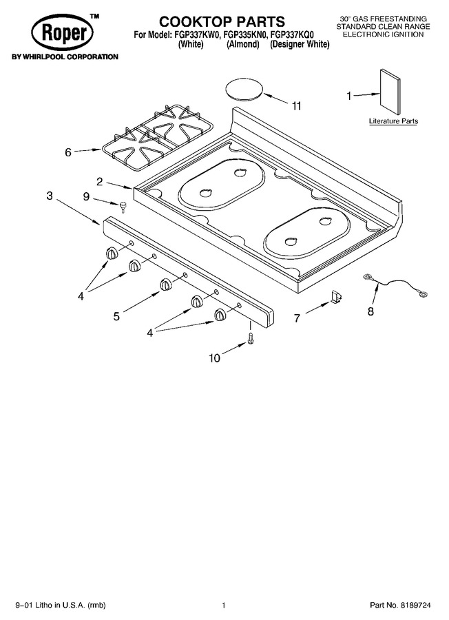 Diagram for FGP337KW0