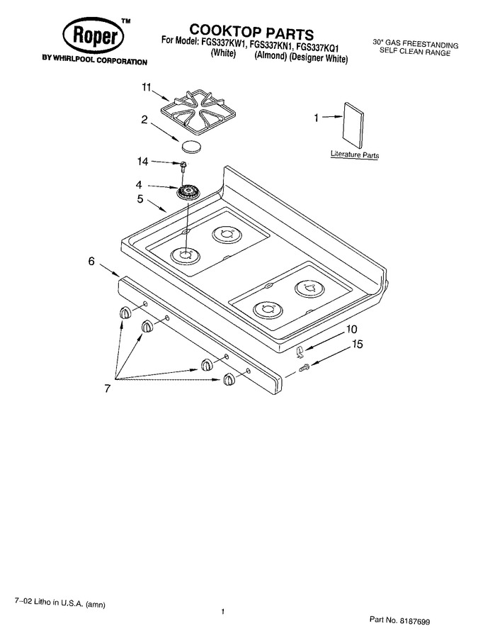 Diagram for FGS337KW1