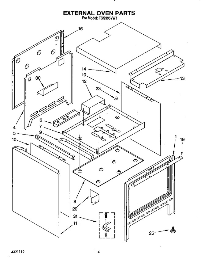 Diagram for FGS395VW1