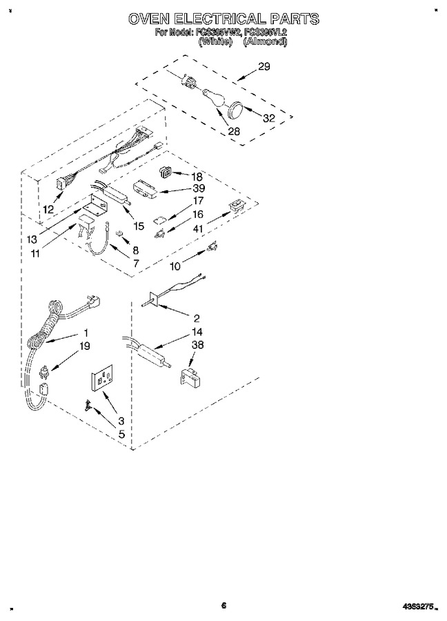 Diagram for FGS395VW2