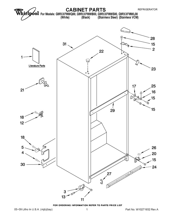 Diagram for G9RXXFMWQ00