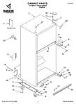 Diagram for 01 - Cabinet Parts