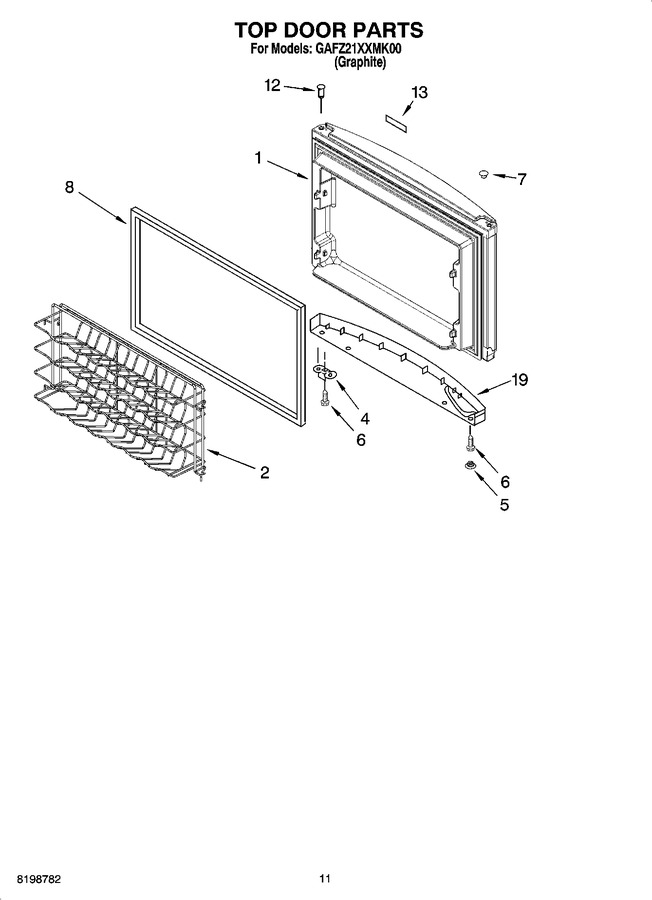 Diagram for GAFZ21XXMK00