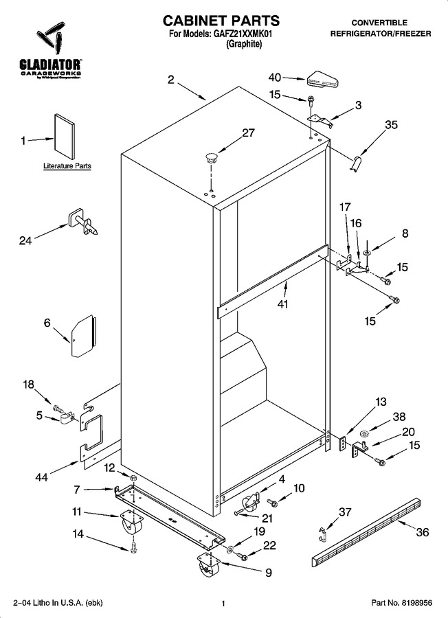 Diagram for GAFZ21XXMK01
