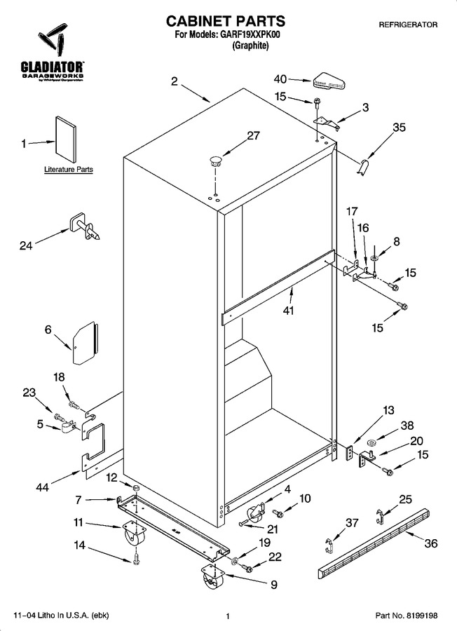 Diagram for GARF19XXPK00