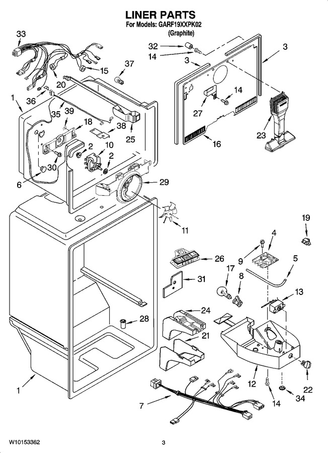 Diagram for GARF19XXPK02