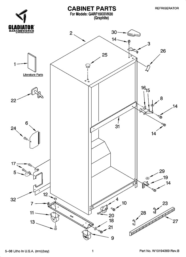 Diagram for GARF19XXVK00