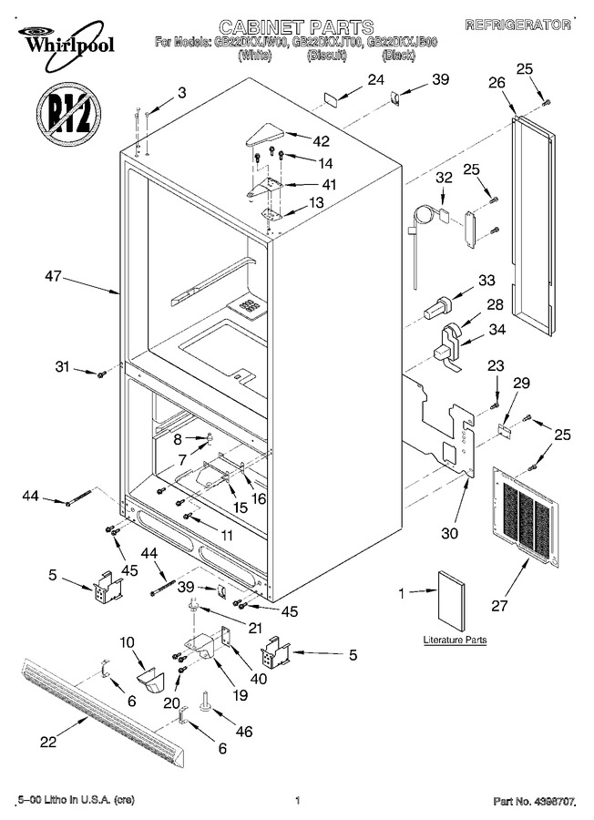 Diagram for GB22DKXJW00