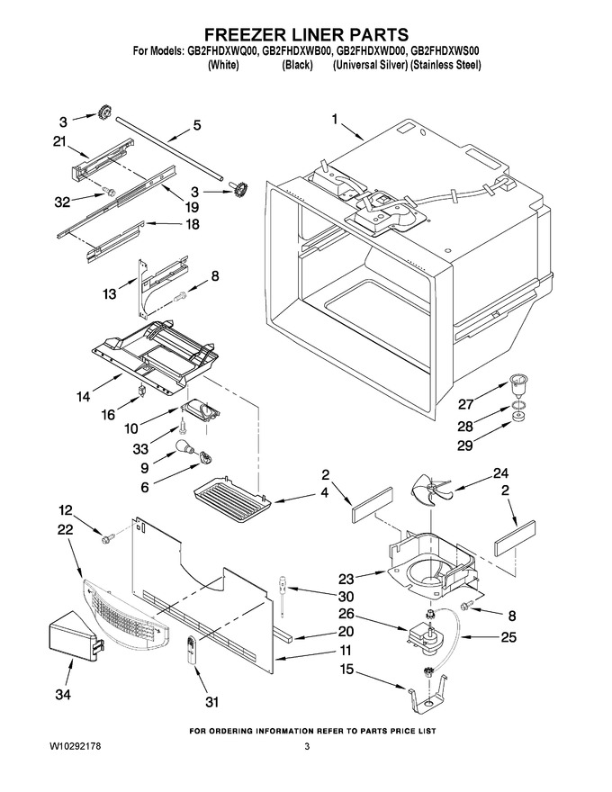 Diagram for GB2FHDXWB00