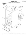 Diagram for 01 - Cabinet Parts