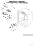 Diagram for 04 - Refrigerator Liner Parts