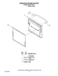 Diagram for 08 - Freezer Door Parts