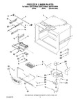 Diagram for 03 - Freezer Liner Parts