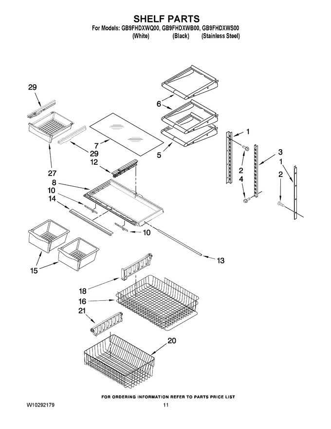 Diagram for GB9FHDXWB00
