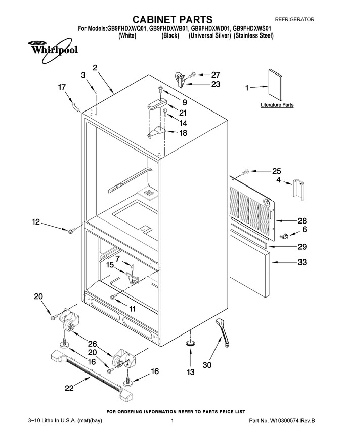 Diagram for GB9FHDXWD01