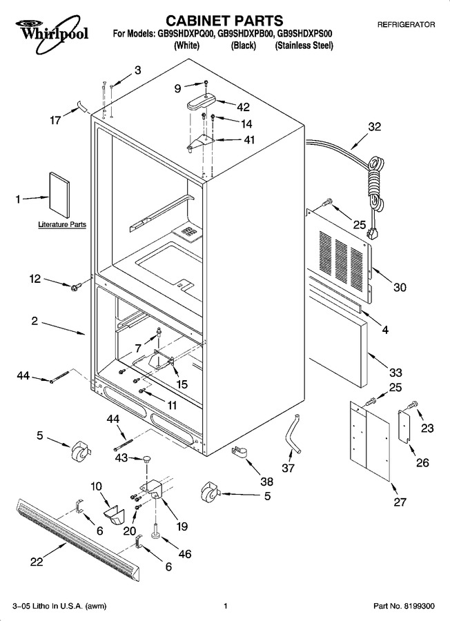 Diagram for GB9SHDXPS00