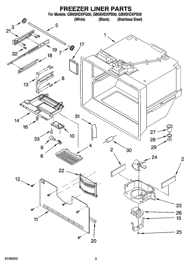 Diagram for GB9SHDXPS00