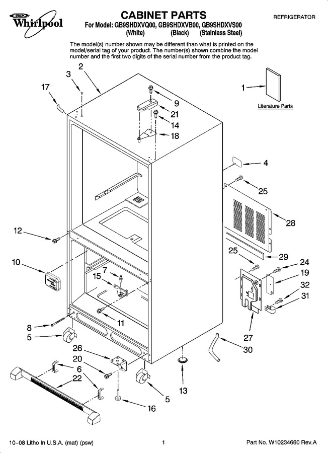 Diagram for GB9SHDXVS00