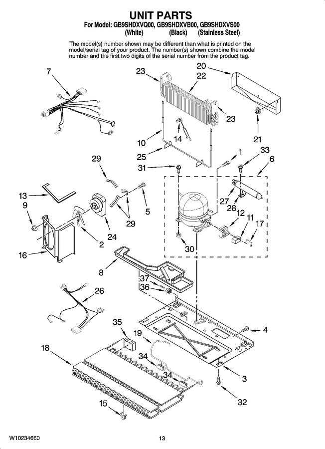 Diagram for GB9SHDXVS00