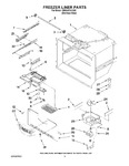 Diagram for 03 - Freezer Liner Parts