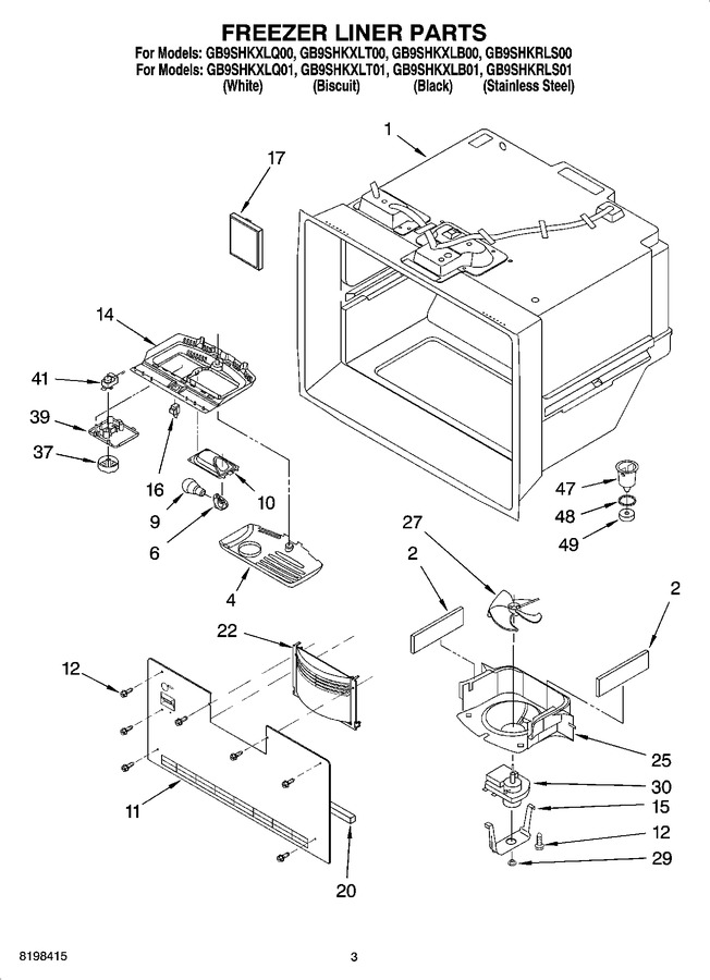 Diagram for GB9SHKXLQ00