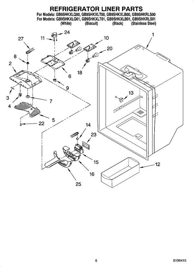 Diagram for GB9SHKXLT01