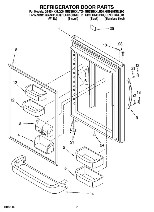 Diagram for GB9SHKXLQ01