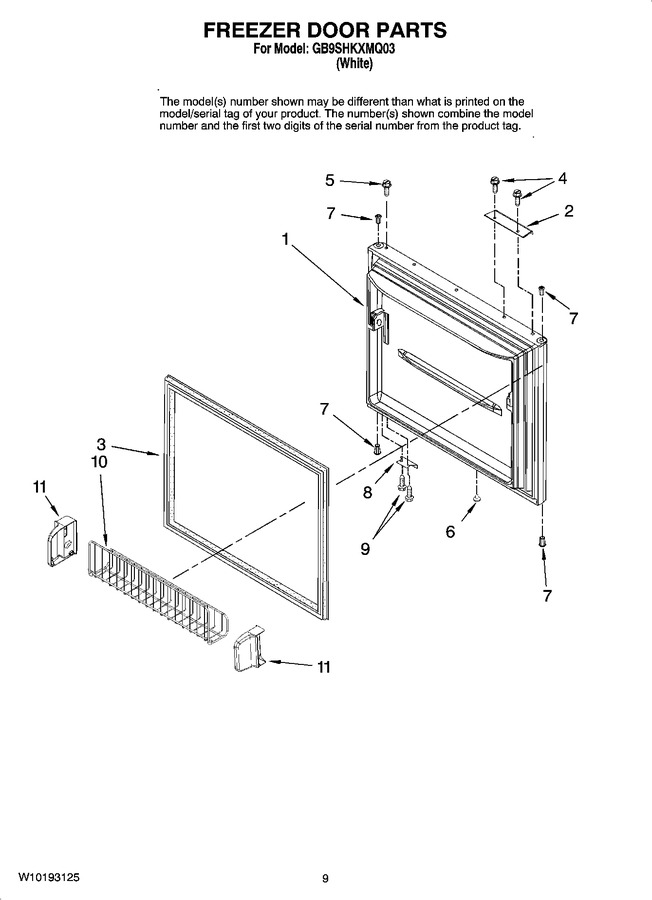 Diagram for GB9SHKXMQ03