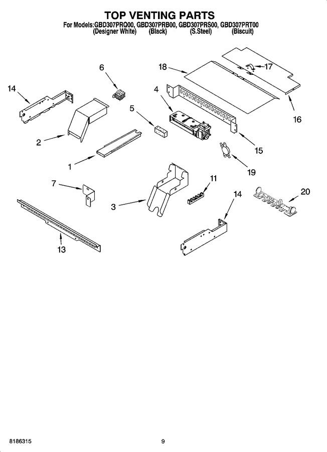 Diagram for GBD307PRB00