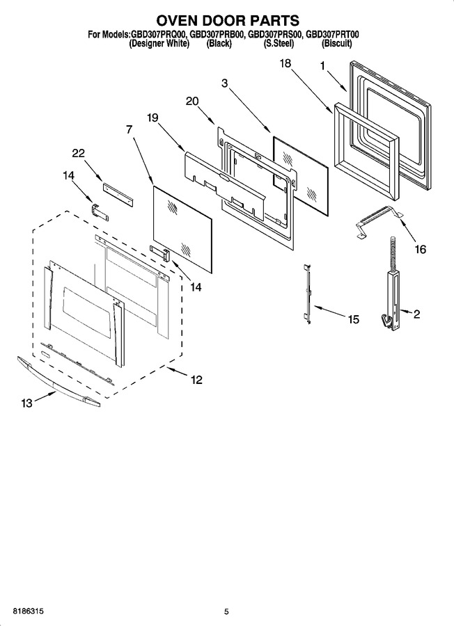 Diagram for GBD307PRQ00