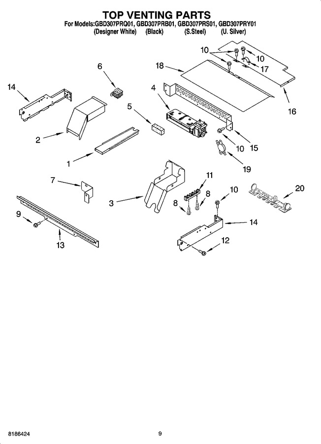 Diagram for GBD307PRQ01