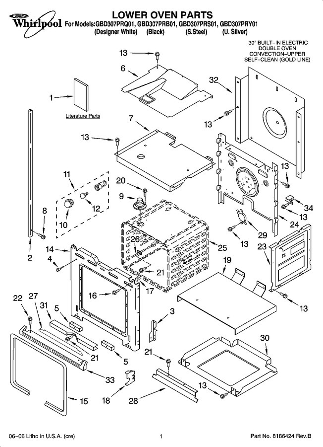 Diagram for GBD307PRQ01