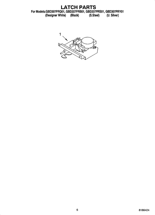 Diagram for GBD307PRQ01