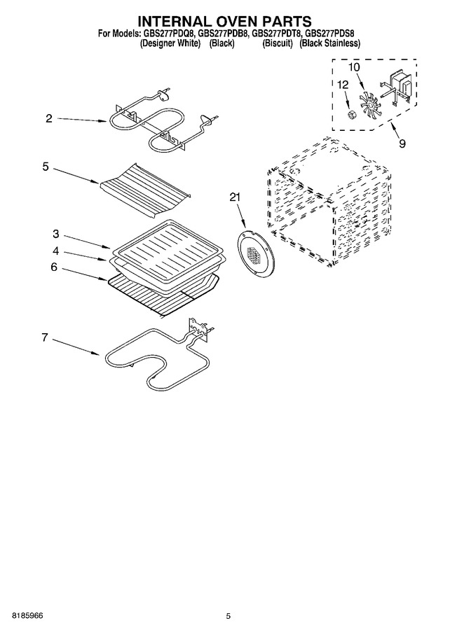 Diagram for GBS277PDS8