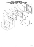 Diagram for 03 - Oven Door Parts