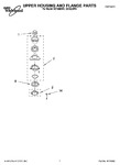 Diagram for 01 - Upper Housing And Flange Parts