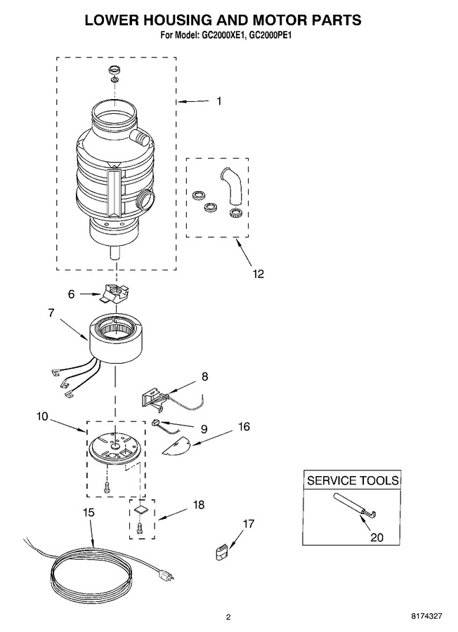 Diagram for GC2000PE1
