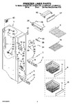 Diagram for 04 - Freezer Liner Parts