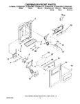 Diagram for 08 - Dispenser Front Parts