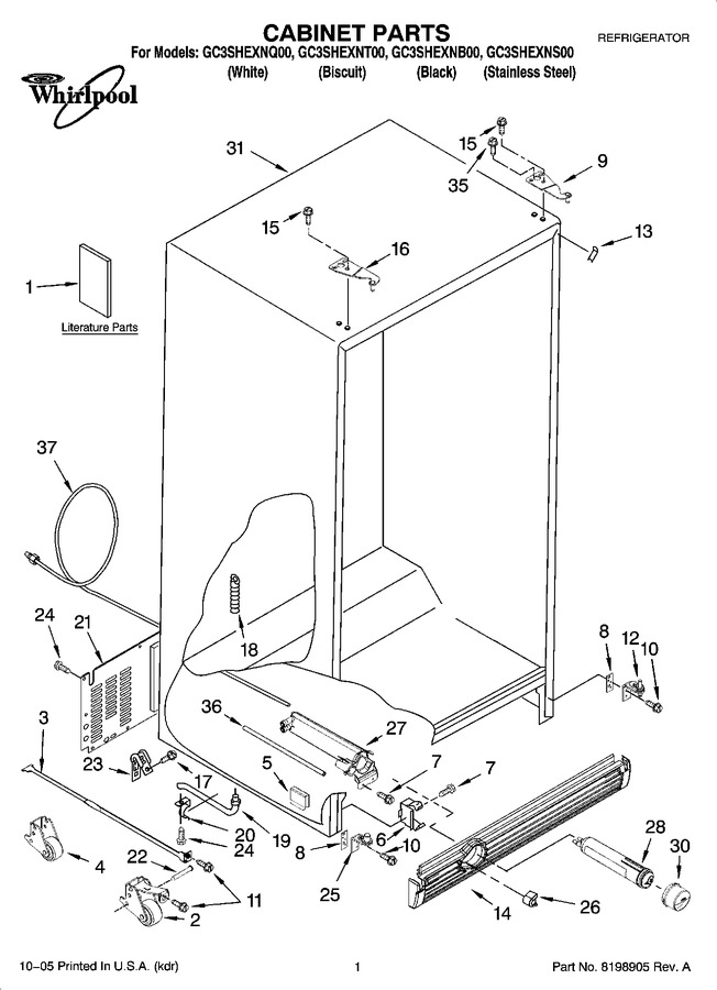 Diagram for GC3SHEXNS00