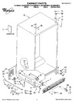 Diagram for 01 - Cabinet Parts