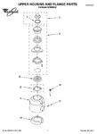 Diagram for 01 - Upper Housing And Flange Parts